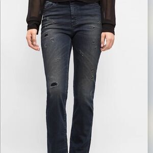 DIESEL 32” Reen Straight Jeans 0677K Dark Wash